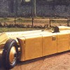 Image of the car 'Golden Arrow' which exceeded the previous land speed record