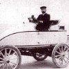 Thumbnail image of 1902 Œuf de Pâques vehicle which set a new land speed record with a steam powered vehicle.